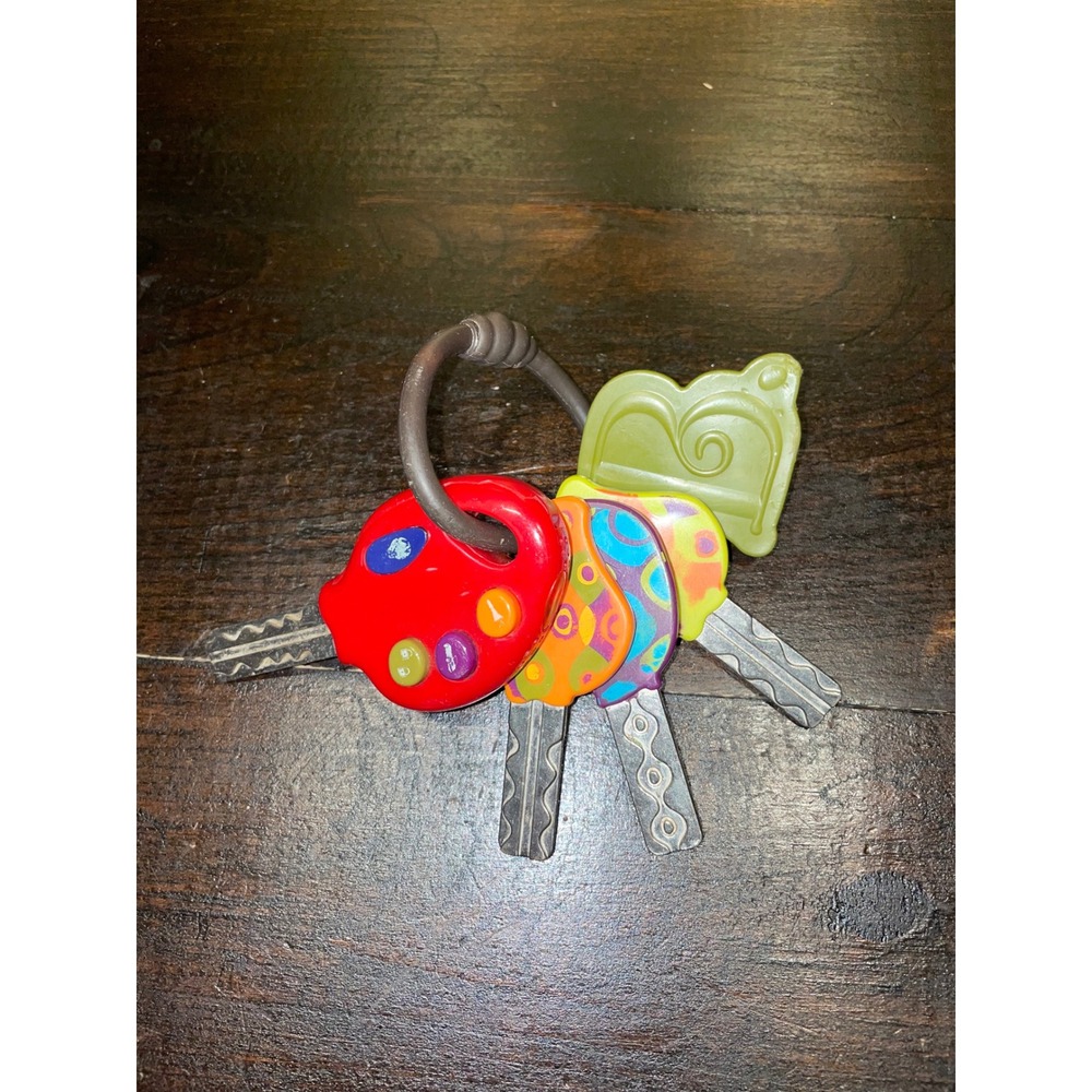 Bright Starts Keys to Go‎ Fun Keys Set Toddler Toy Colorful Baby Teether